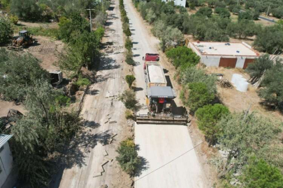 Manisa Büyükbelen'in yolu yenileniyor