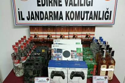 Edirne'de kaçakçılara darbe