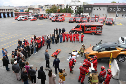 ANKARA İTFAİYESİNDEN ABB’NİN EMEKLİ LOKALİ ÜYELERİNE EĞİTİM VE TATBİKAT