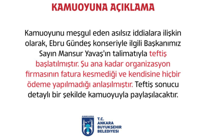 KAMUOYU AÇIKLAMASI