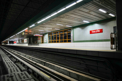 ANKARA METROSU'NDA AŞINAN RAYLAR YENİLENİYOR