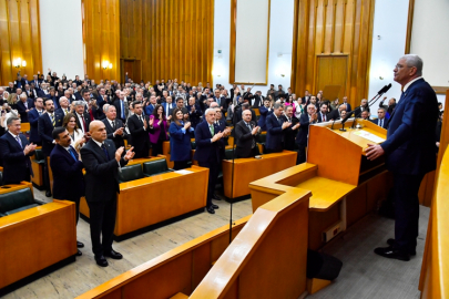 İYİ Parti Genel Başkan'ı Musavat Dervişoğlu Grup Toplantısı