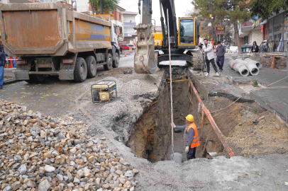 KEÇİÖREN SANATORYUM CADDESİ’NDE SÜREKLİ TIKANAN ATIK SU HATTI YENİLENDİ