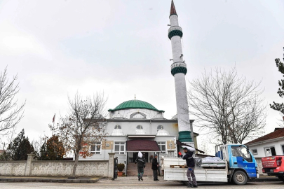 ABB'den cami ve muhtarlıklara pelet desteği